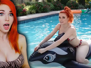 Amouranth Оседлывает Огромные Игрушки до Обильных Сквиртов! 💦🔥